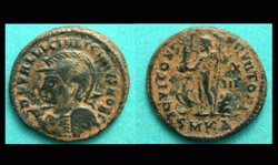 Licinius II, Cyzicus, Helmeted Portrait, Rare